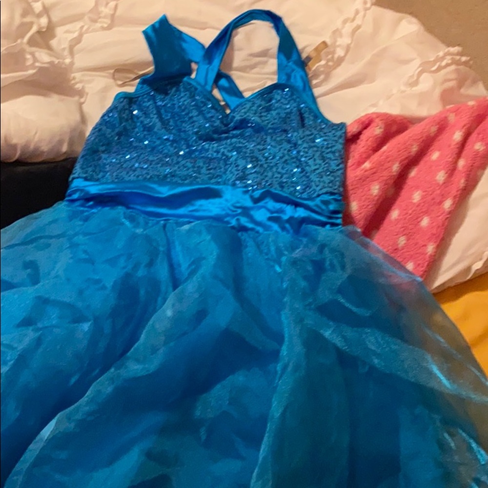Blue Weissman dance dress